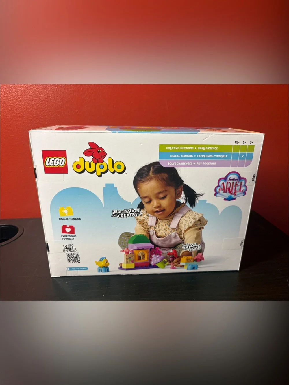 Lego Duplo Ariel Friends Playset with Pink Purple Green Yellow Blue Accents
